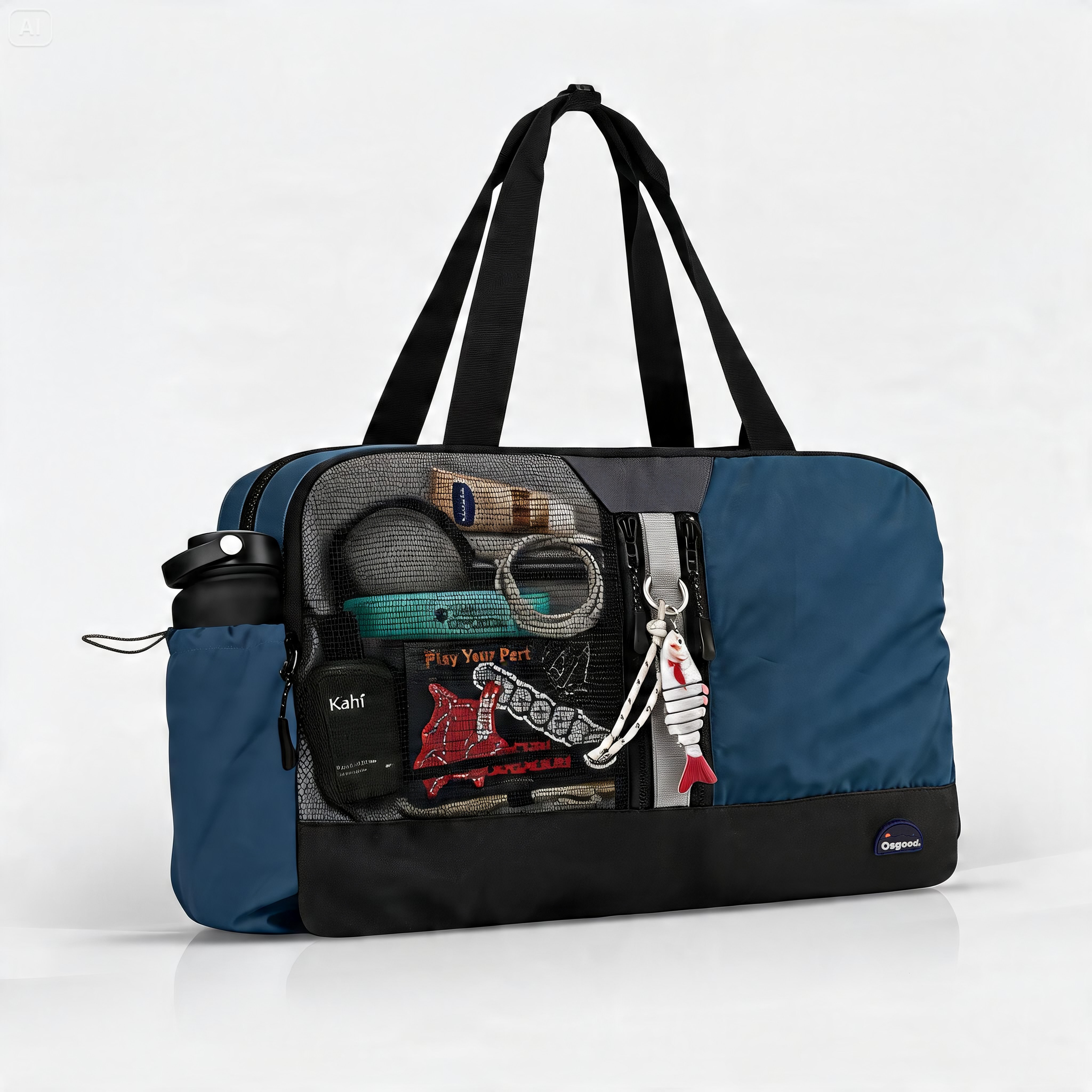 Cordovan Duffle Bag Ashes
